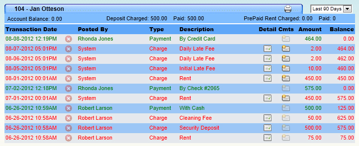 Auto Post Charges
